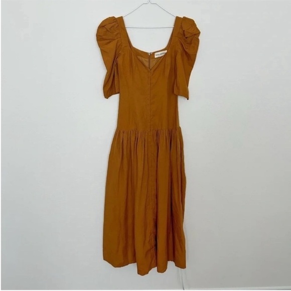 Mara Hoffman Phaedra Linen Blend Midi Dress - Picture 2 of 13